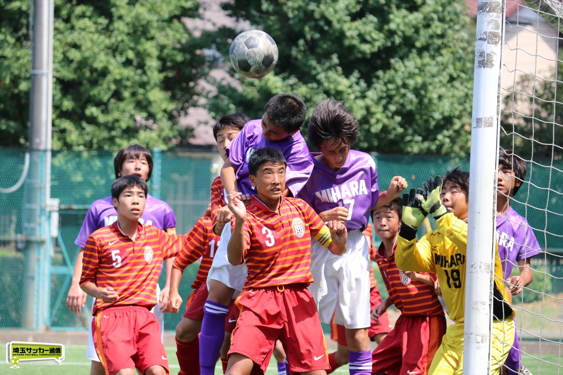 平成30年度学校総合体育大会 中学校サッカーの部 ３回戦 朝霞第二 Vs 所沢美原 埼玉サッカー通信 埼玉サッカーを応援するwebマガジン